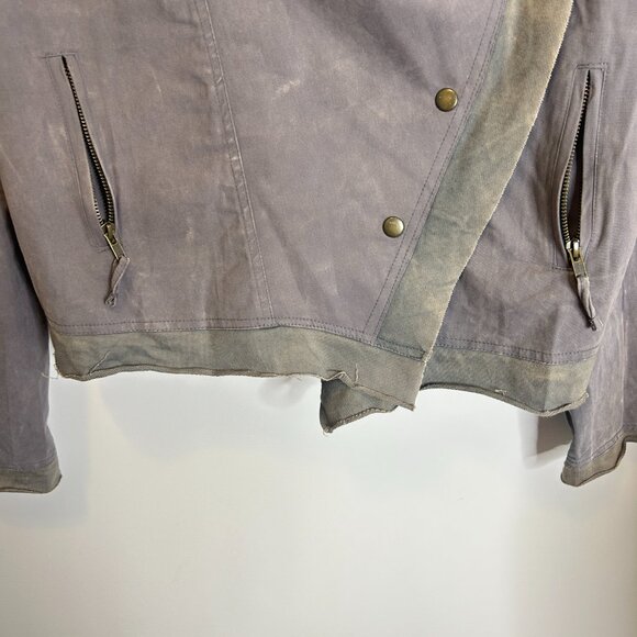 Stylish Gray Women's Jacket - Picture 11 of 13